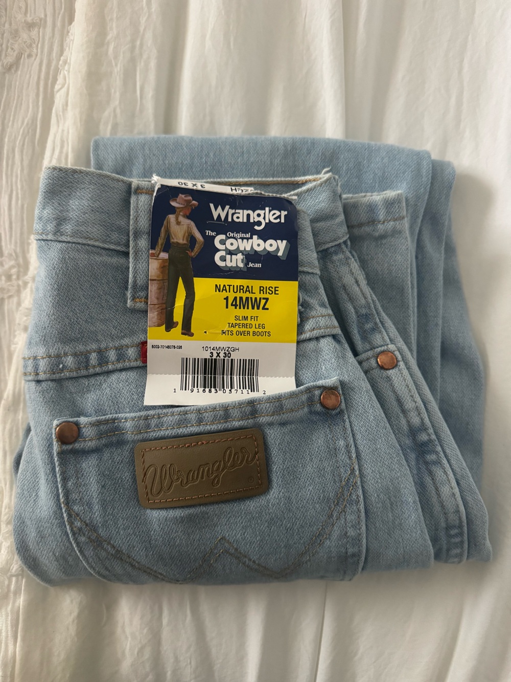 Wrangler Cowboy Cut Light Blue Jeans
